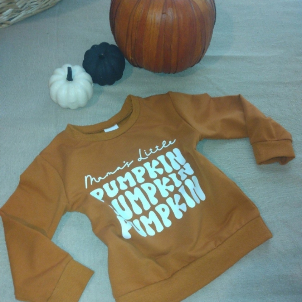 Pumpkin Orange Kids Sweater